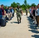 Naval Reserve Officers Training Corps (NROTC) New Student Indoctrination (NSI) 2023 Cycle 1 arrive at Recruit Training Command (RTC)