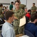 Naval Reserve Officers Training Corps (NROTC) New Student Indoctrination (NSI) 2023 Cycle 1 arrive at Recruit Training Command (RTC)