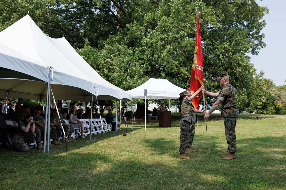 MARFORCOM HQSVCBN Change of Command ceremony