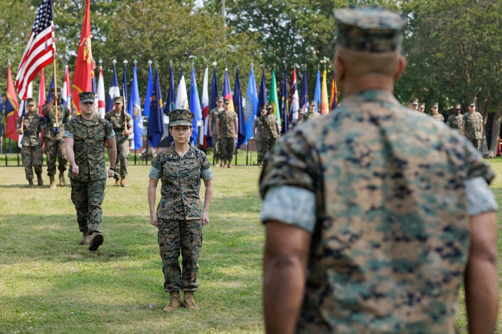 MARFORCOM HQSVCBN Change of Command ceremony