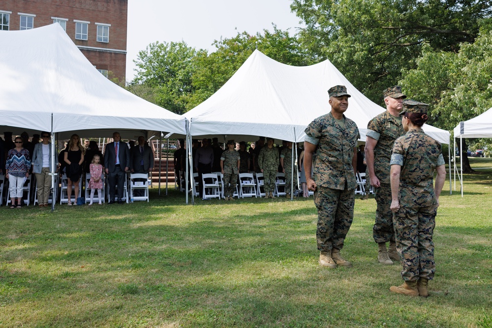 MARFORCOM HQSVCBN Change of Command ceremony