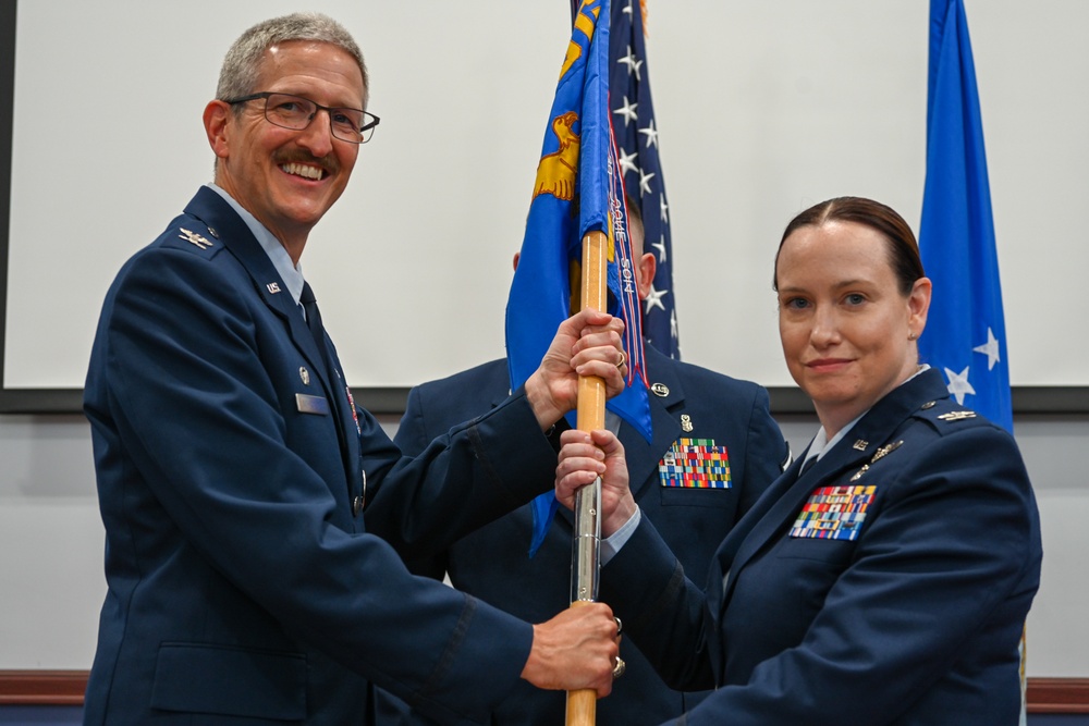 6th Operational Medical Readiness Squadron change of command ceremony