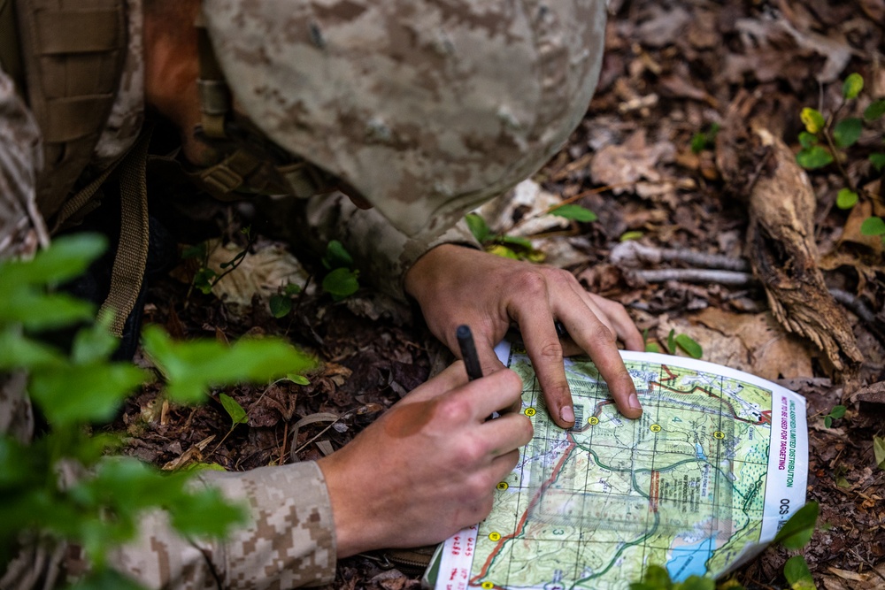 OCS Candidates Conduct a Field Exercise