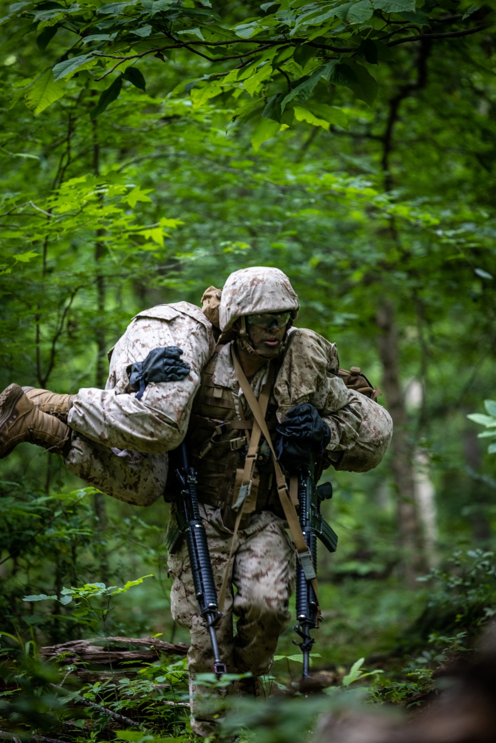 OCS Candidates Conduct a Field Exercise