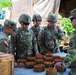 190th Engineering Battalion trains with various weapons.
