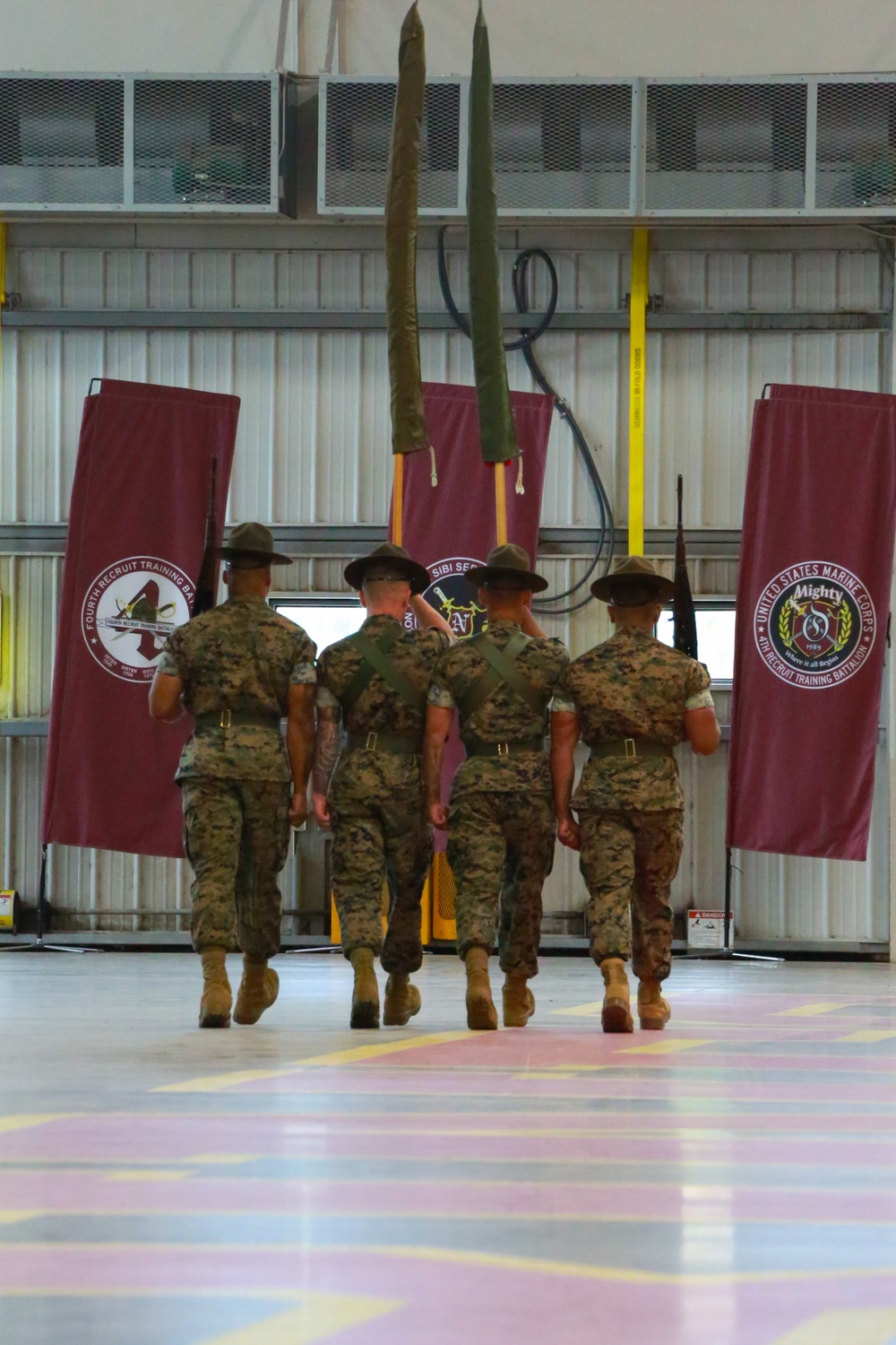 Fourth Recruit Training Battalion Deactivation Ceremony