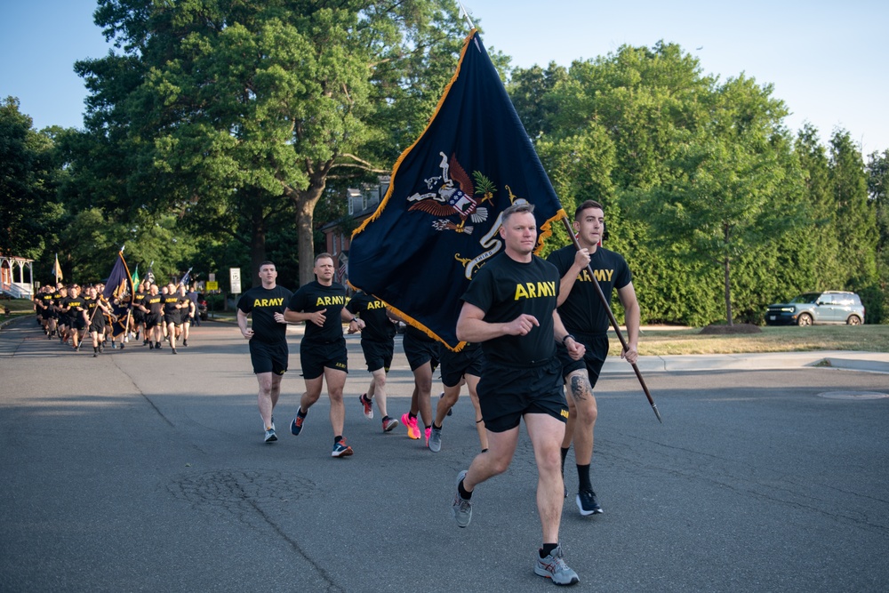 Army Birthday Run at Joint Base Myers, Virginia