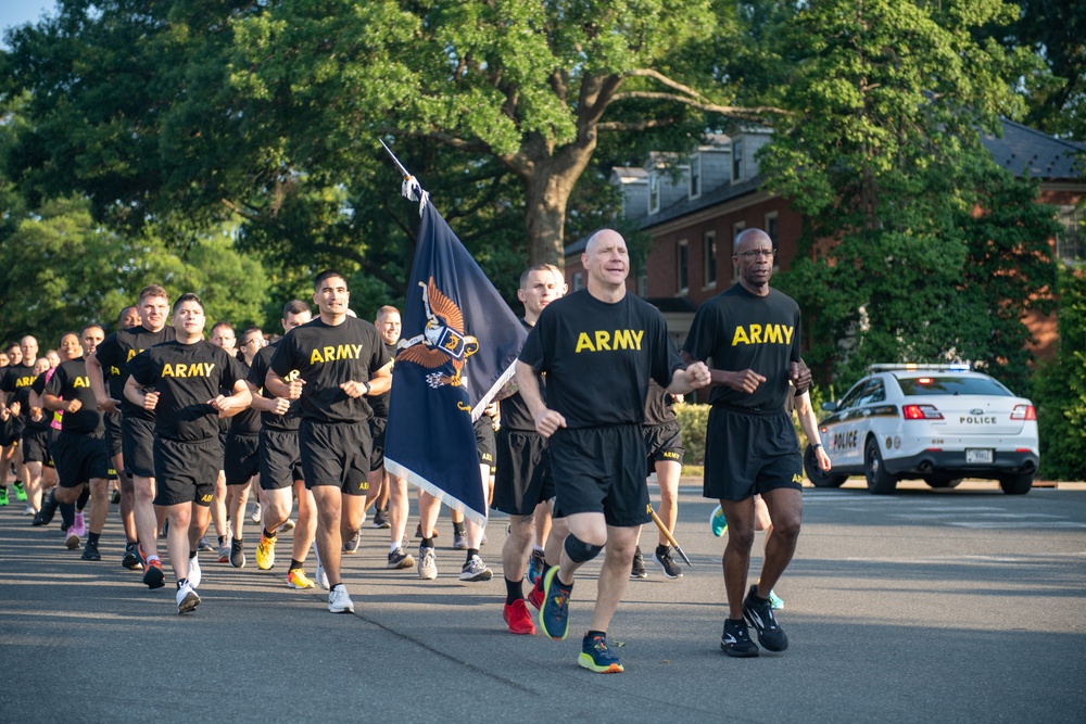 Army Birthday Run at Joint Base Myers, Virginia