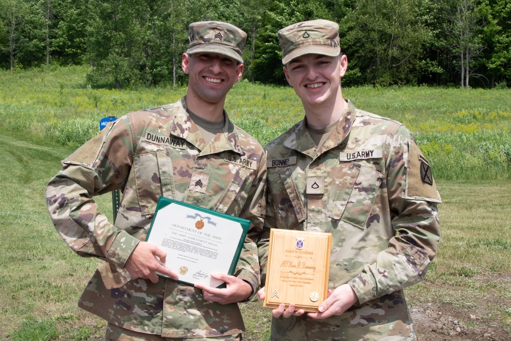 Sgt. Dunnaway Award Ceremony