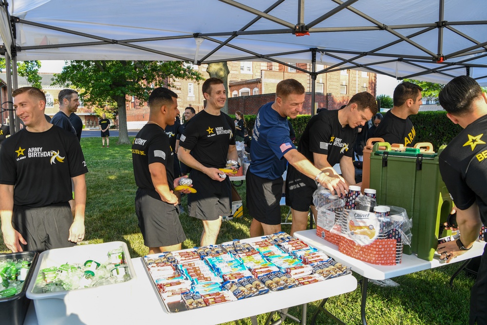 Army 248th Birthday Post Run Congressional Breakfast