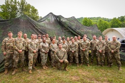 Army National Guard company evaluated in field feeding competition