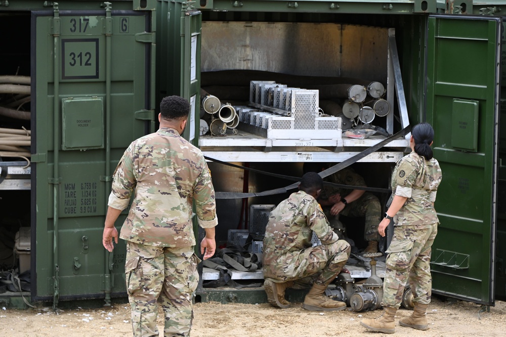 FORT DIX. 154th Water Purification Company participate in QLLEX Exercise at TAC 08C. JUNE 14, 2023