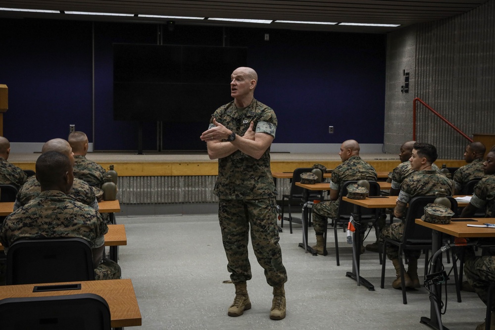 Sgt. Maj. Black visits Parris Island June 14 and 15, 2023