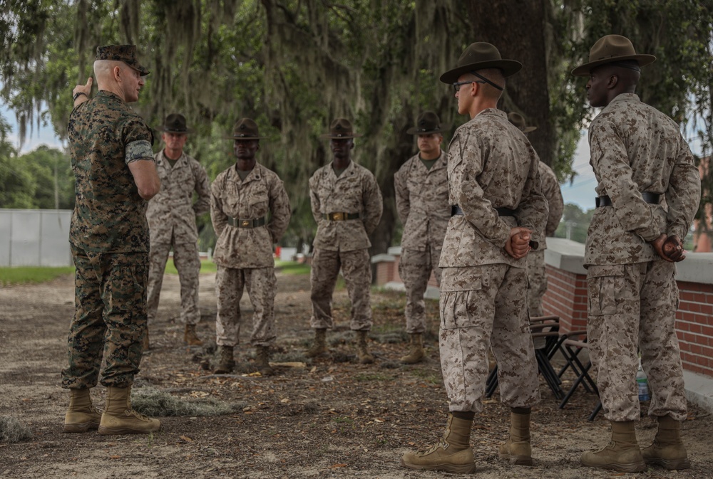 Sgt. Maj. Black visits Parris Island June 14 and 15, 2023