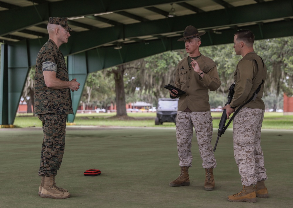 Sgt. Maj. Black visits Parris Island June 14 and 15, 2023