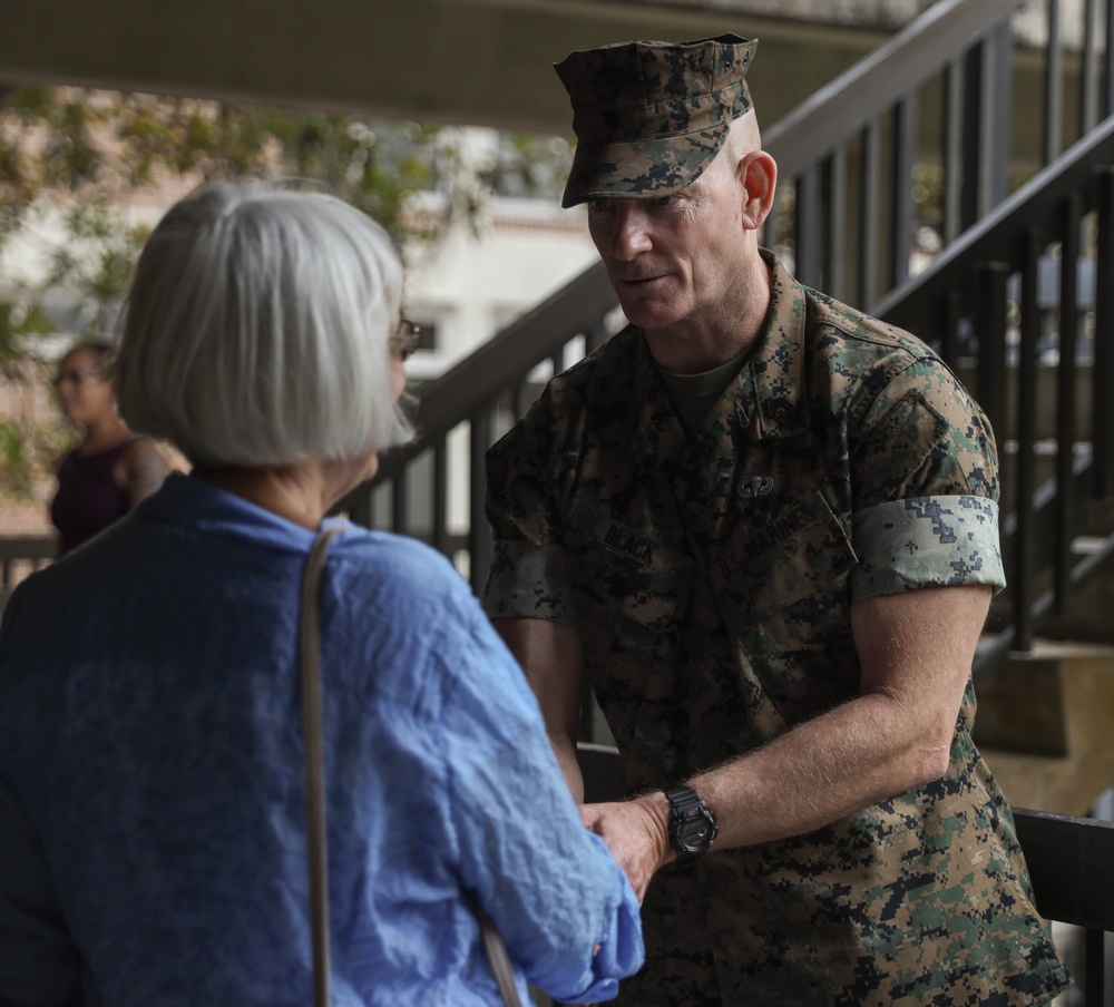 Sgt. Maj. Black visits Parris Island on June 15, 2023