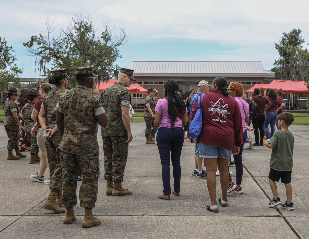 Sgt. Maj. Black visits Parris Island on June 15, 2023