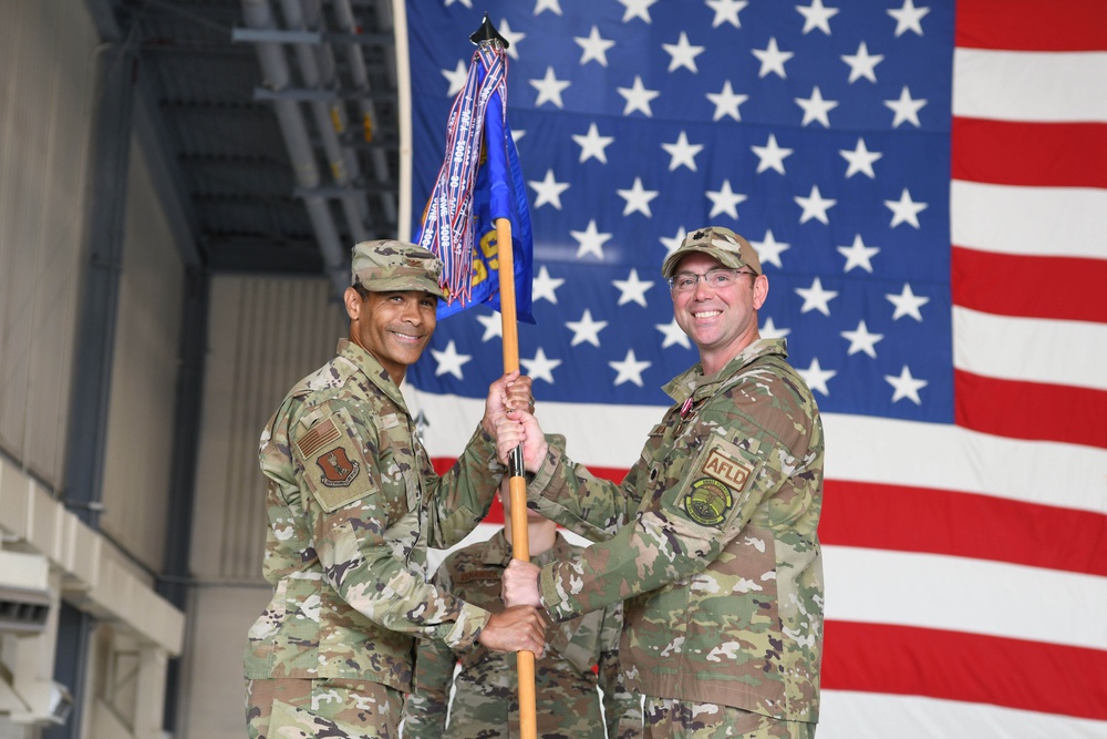 319th Operations Support Squadron change of command ceremony