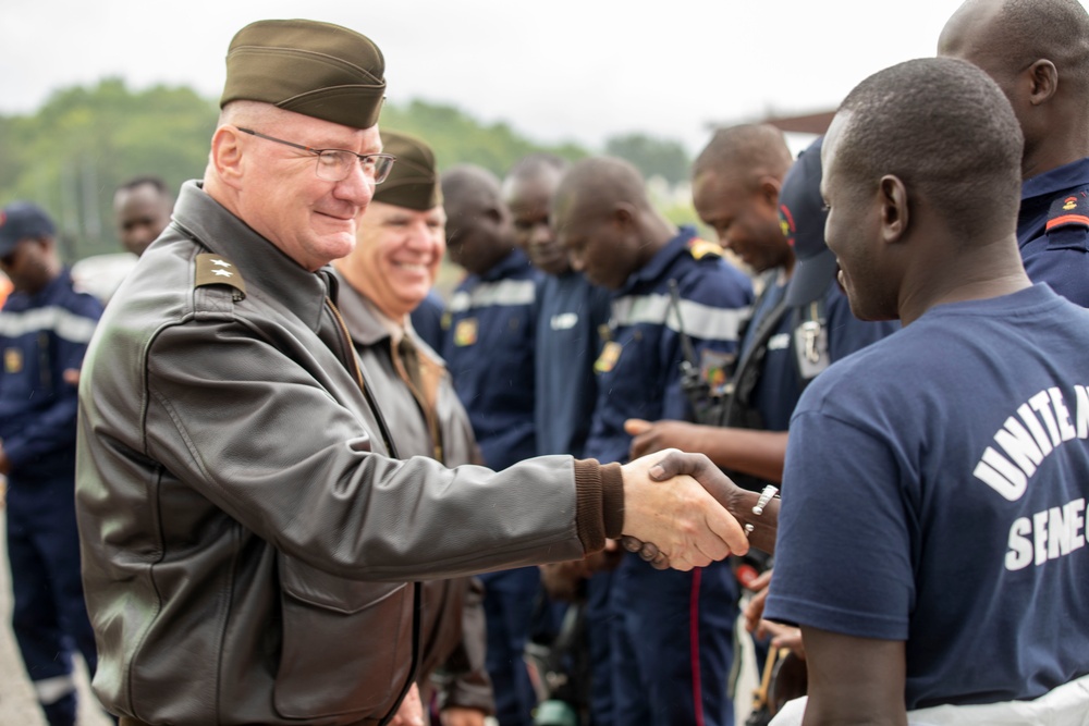 Maj. Gen. Gregory Knight visits Operation Northern Fallout