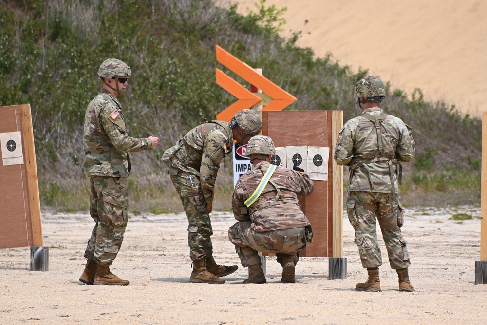 FORT DIX. RANGE 28B 233rd Quartermaster Company Conduct Zero and Grouping. JUNE 15, 2023