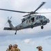 EODMU (5) conducts fast rope and rappelling exercise with JS Izumo (DDH 183)