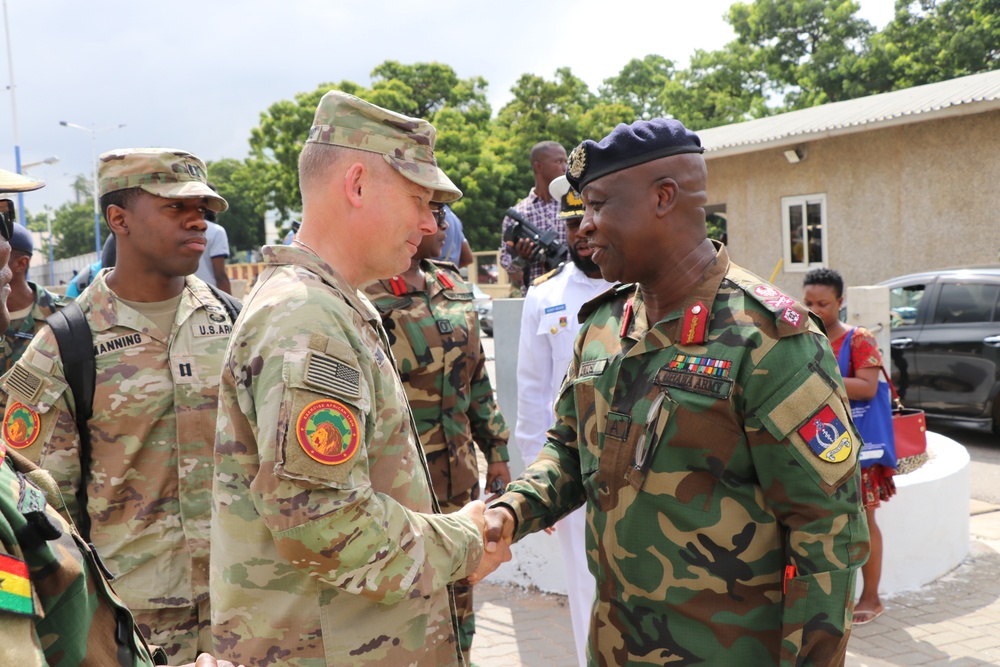 SETAF-AF Commanding General visits MEDREX Ghana during African Lion 23