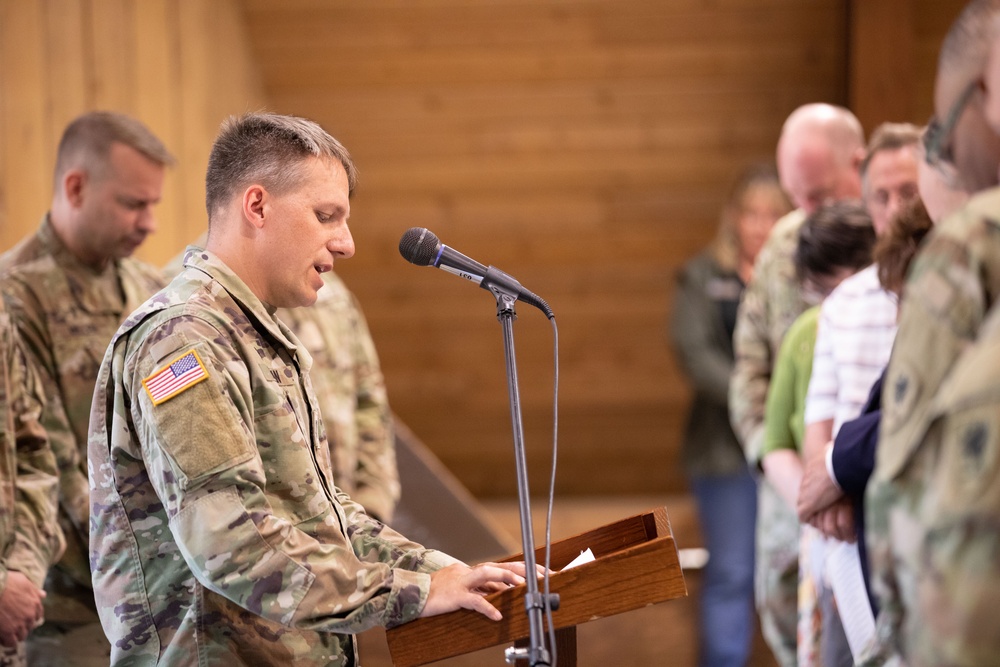 Michigan National Guard Unit Ministry Teams Perform the Fallen Heroes Memorial