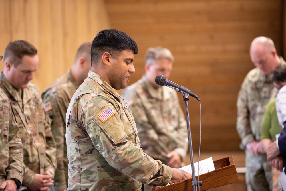 Michigan National Guard Unit Ministry Teams Perform the Fallen Heroes Memorial