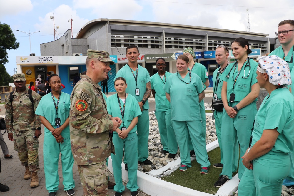 SETAF-AF Commanding General visits MEDREX Ghana during African Lion 23 Exercise