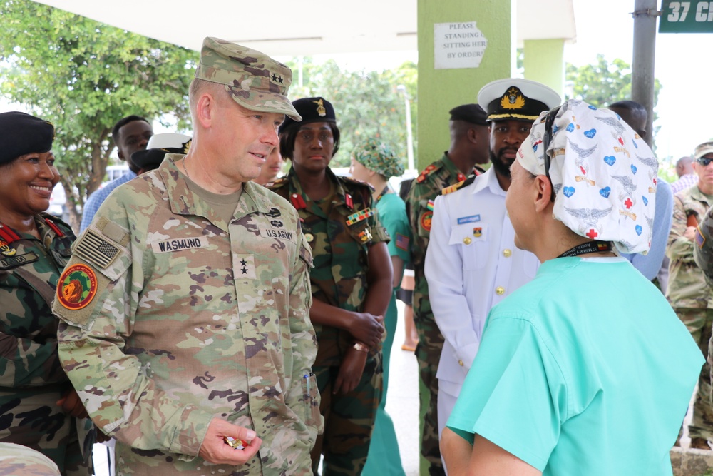 SETAF-AF Commanding General visits MEDREX Ghana during African Lion 23 Exercise