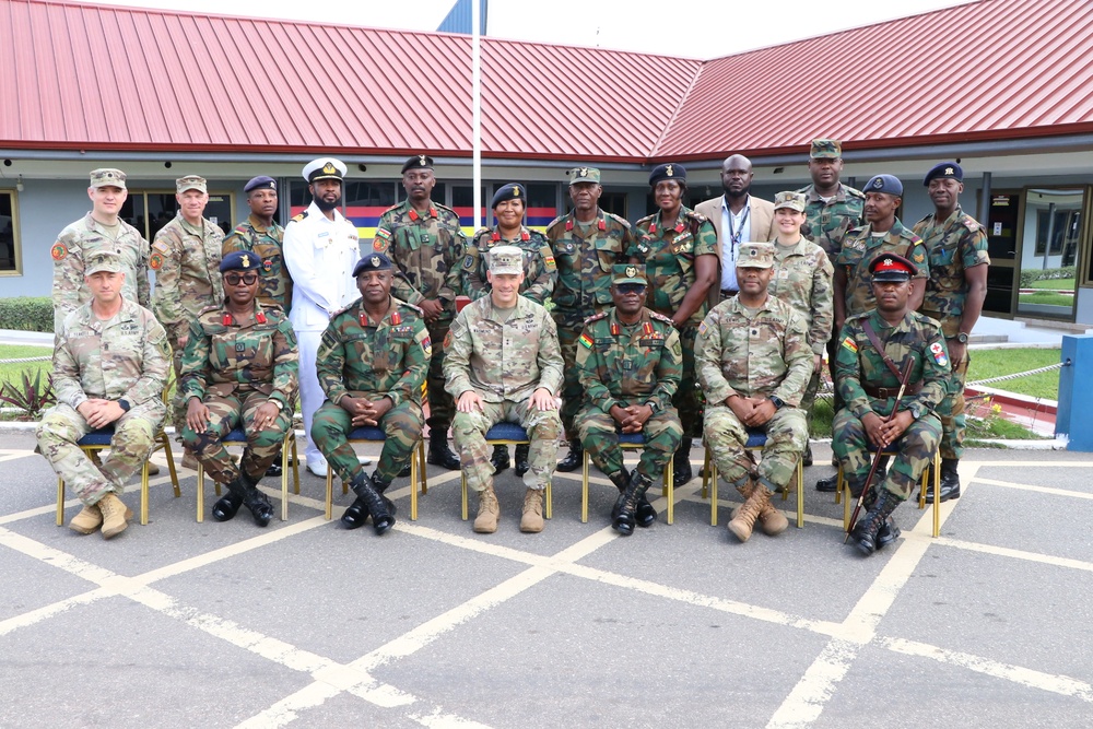 SETAF-AF Commanding General visits MEDREX Ghana during African Lion 23 Exercise