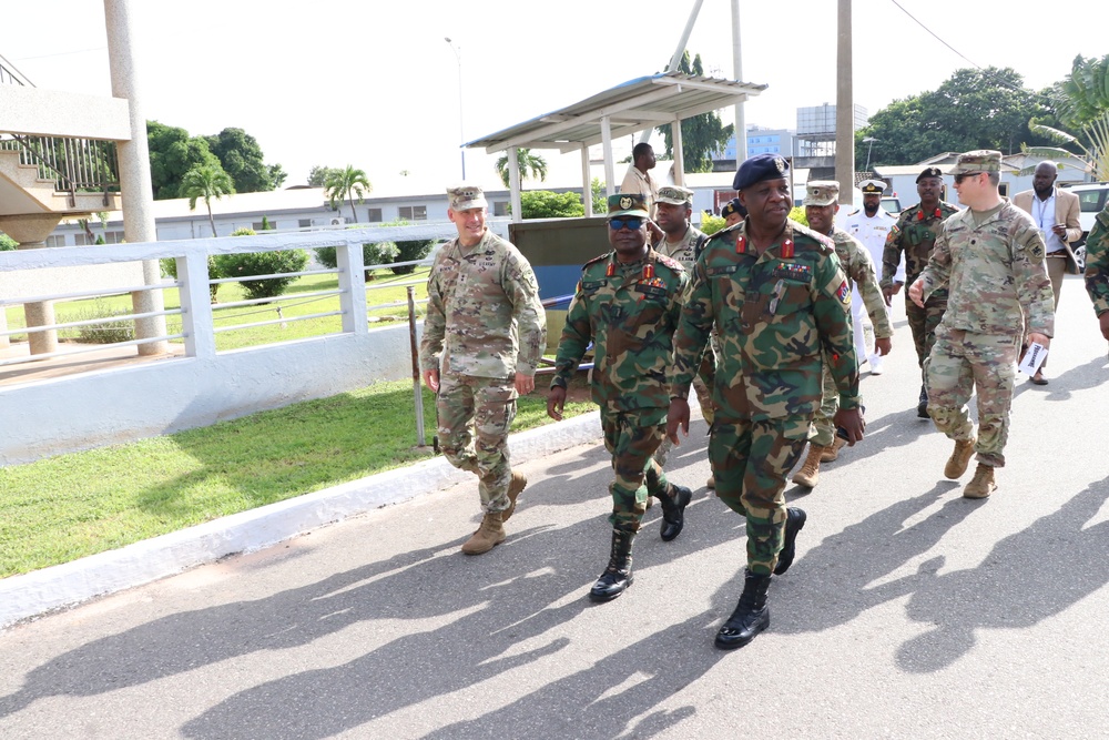 SETAF-AF Commanding General visits MEDREX Ghana during African Lion 23 Exercise