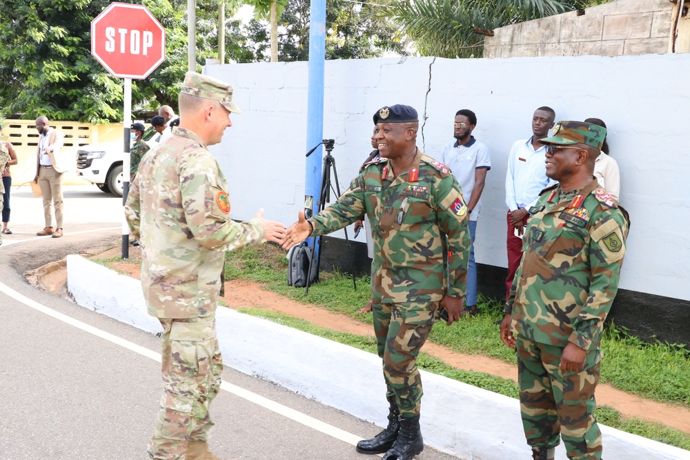 SETAF-AF Commanding General visits MEDREX Ghana during African Lion 23 Exercise