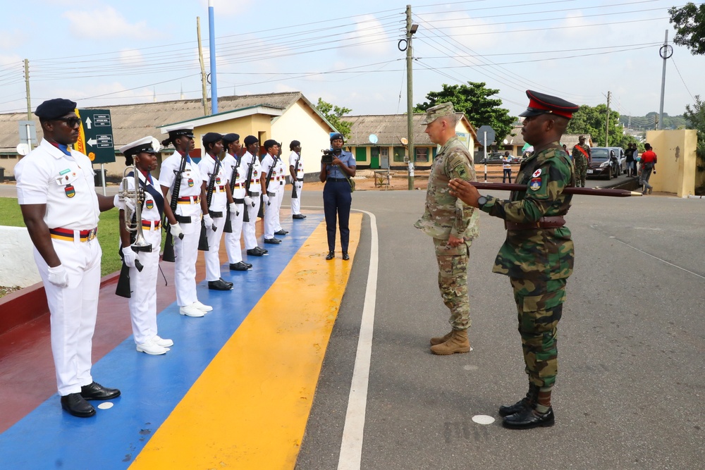 SETAF-AF Commanding General visits MEDREX Ghana during African Lion 23 Exercise