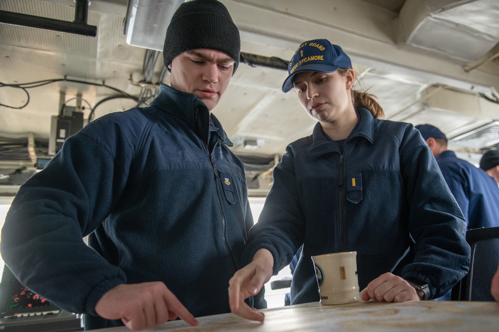 U.S. Coast Guard Cutter Sycamore participates in Exercise Argus