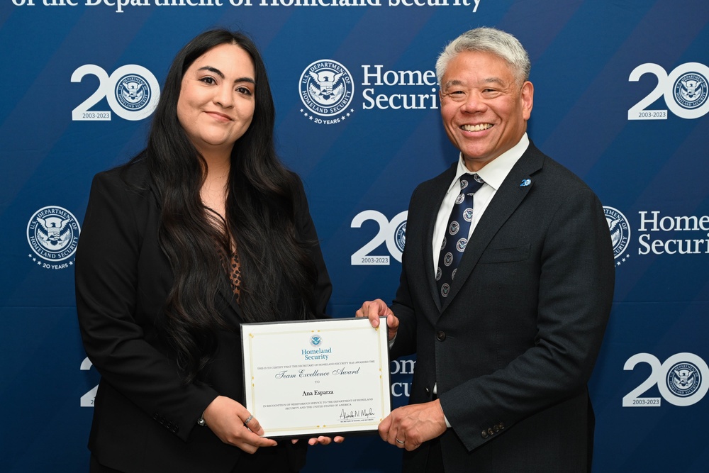 The Dept. of Homeland Security Deputy Secretary John Tien visits Joint Base San Antonio-Lackland 15 June 2023