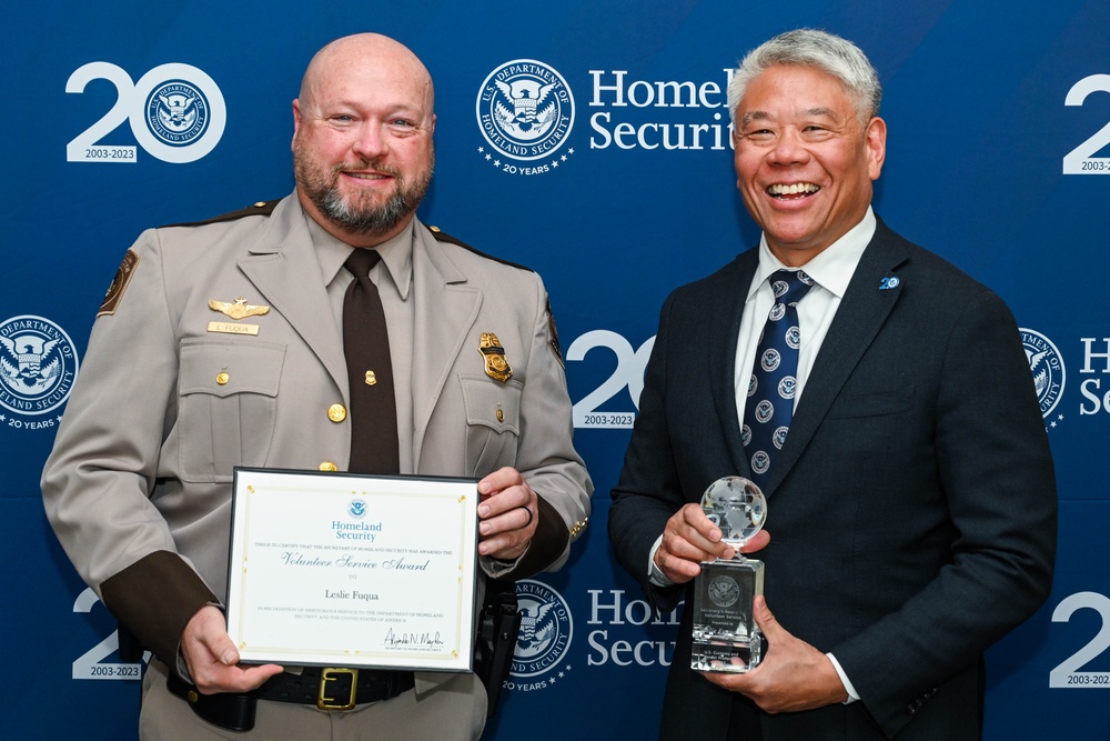 The Dept. of Homeland Security Deputy Secretary John Tien visits Joint Base San Antonio-Lackland 15 June 2023