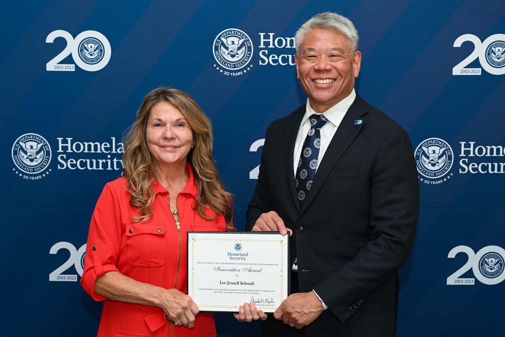 The Dept. of Homeland Security Deputy Secretary John Tien visits Joint Base San Antonio-Lackland 15 June 2023