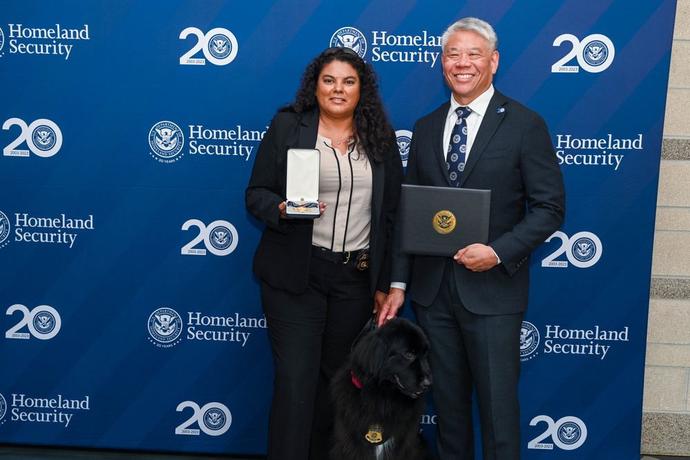 The Dept. of Homeland Security Deputy Secretary John Tien visits Joint Base San Antonio-Lackland 15 June 2023