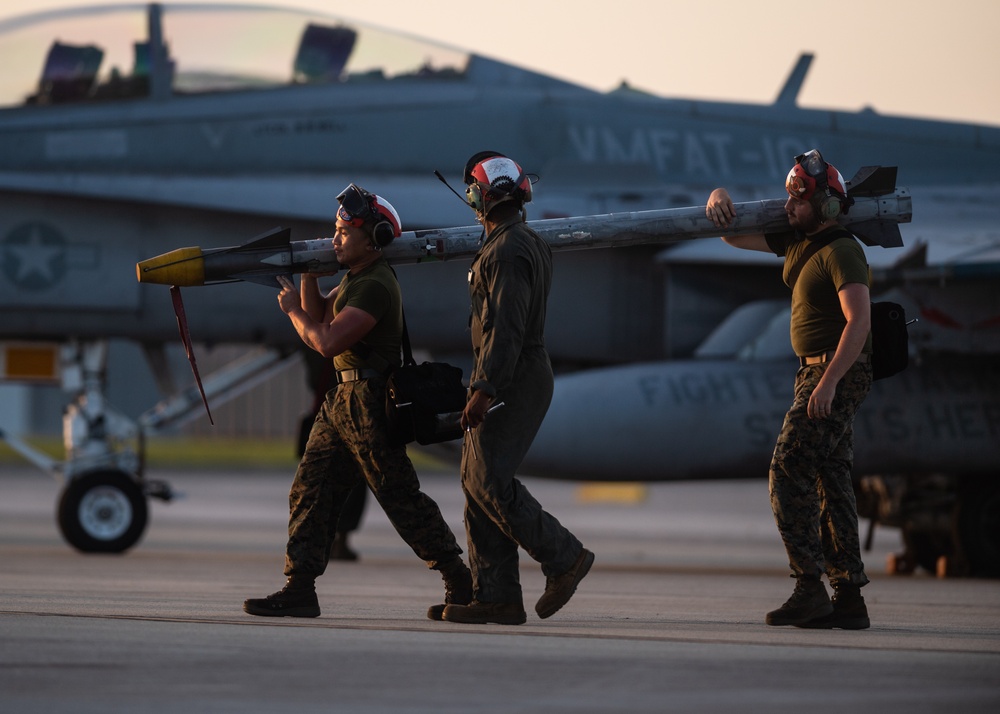 U.S. Marine Sharpshooters conduct final training at MacDill