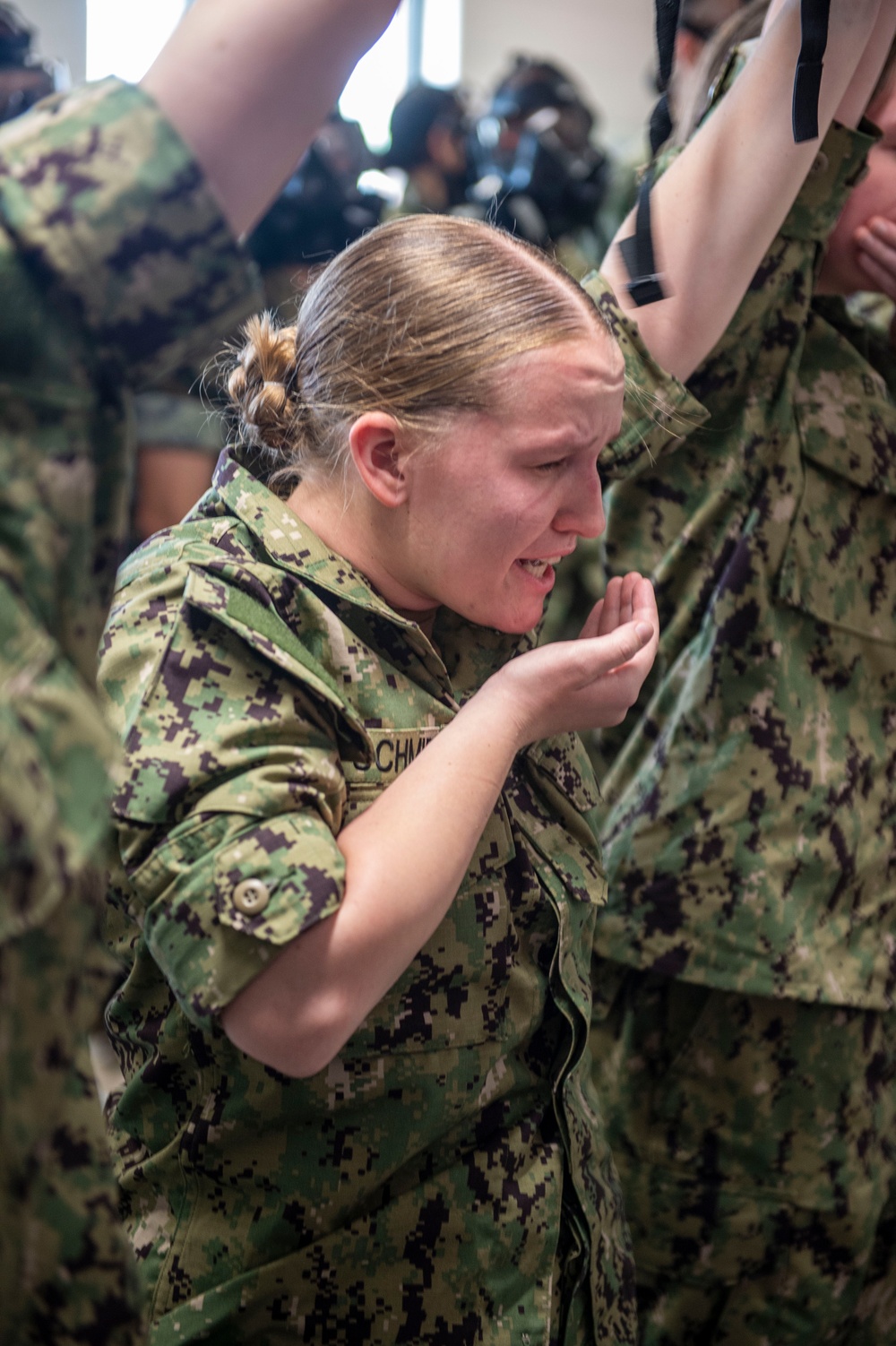 NROTC New Student Indoctrination Midshipmen Confidence Chamber