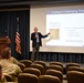 Lee Ellis speaks to Fairchild Airmen