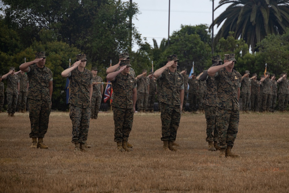 1st Recon Bn. holds change of command ceremony