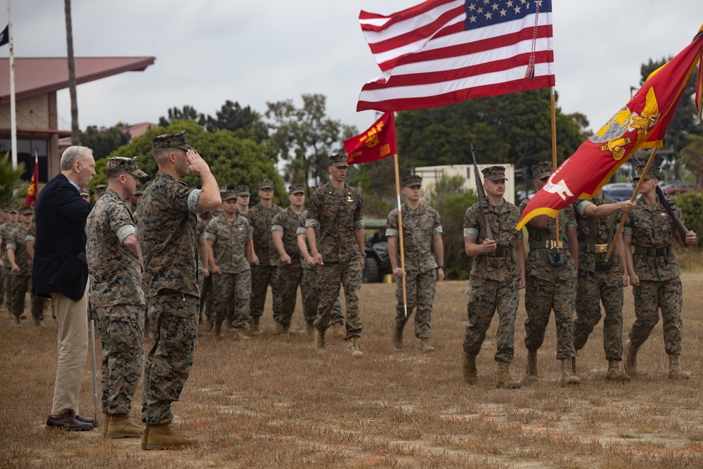 1st Recon Bn. holds change of command ceremony