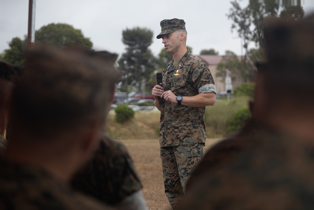 1st Recon Bn. holds change of command ceremony