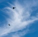 Two German Tornado fighter jets fly over Lithuania during exercise Air Defender 2023