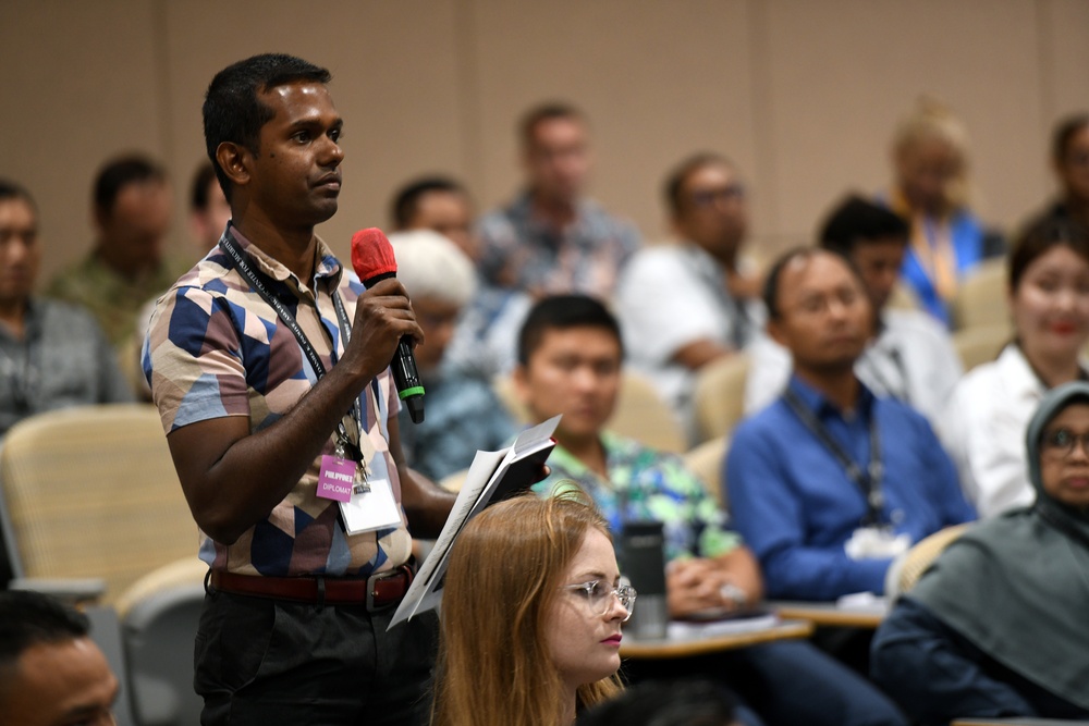 Gen. Hokanson engages students at Daniel K. Inouye Asia-Pacific Center for Security Studies