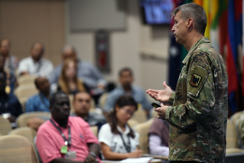 Gen. Hokanson engages students at Daniel K. Inouye Asia-Pacific Center for Security Studies