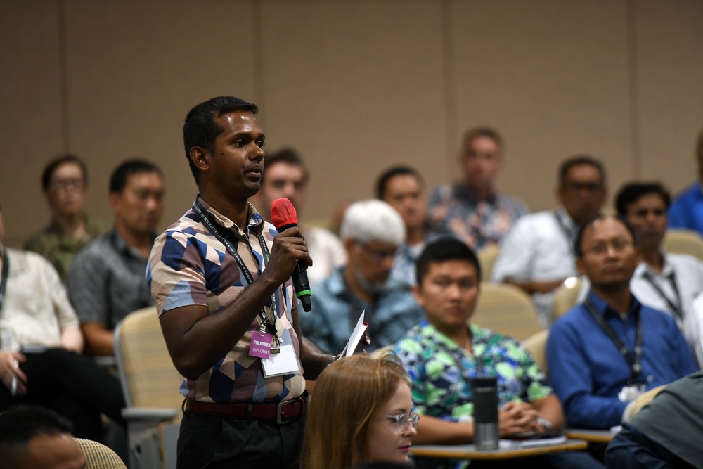 Gen. Hokanson engages students at Daniel K. Inouye Asia-Pacific Center for Security Studies