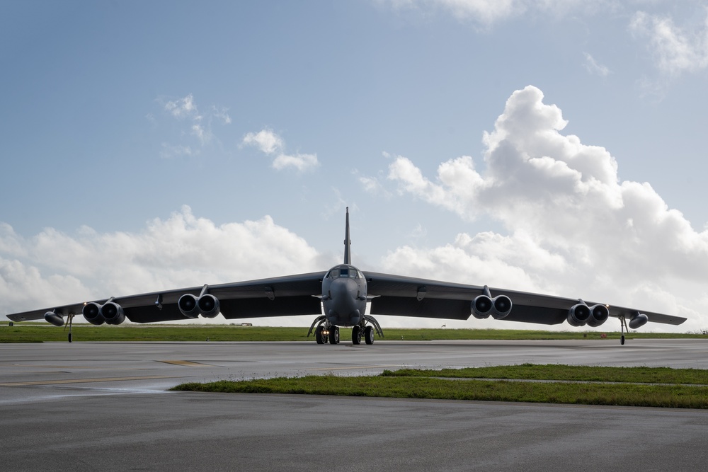 DVIDS - Images - First B-52s take off from Guam in support of Bomber ...